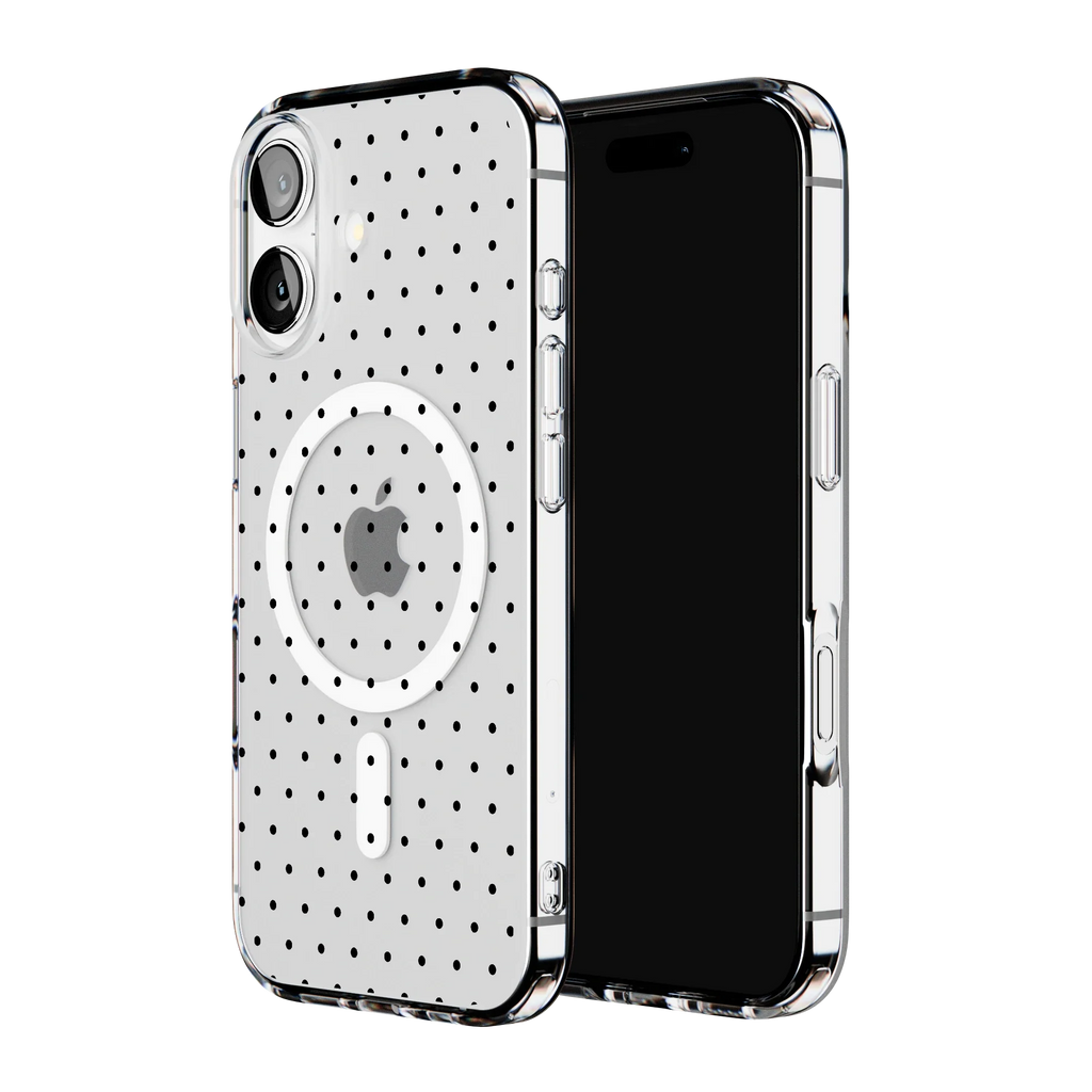 On the Dot | Black Polka Dot Case