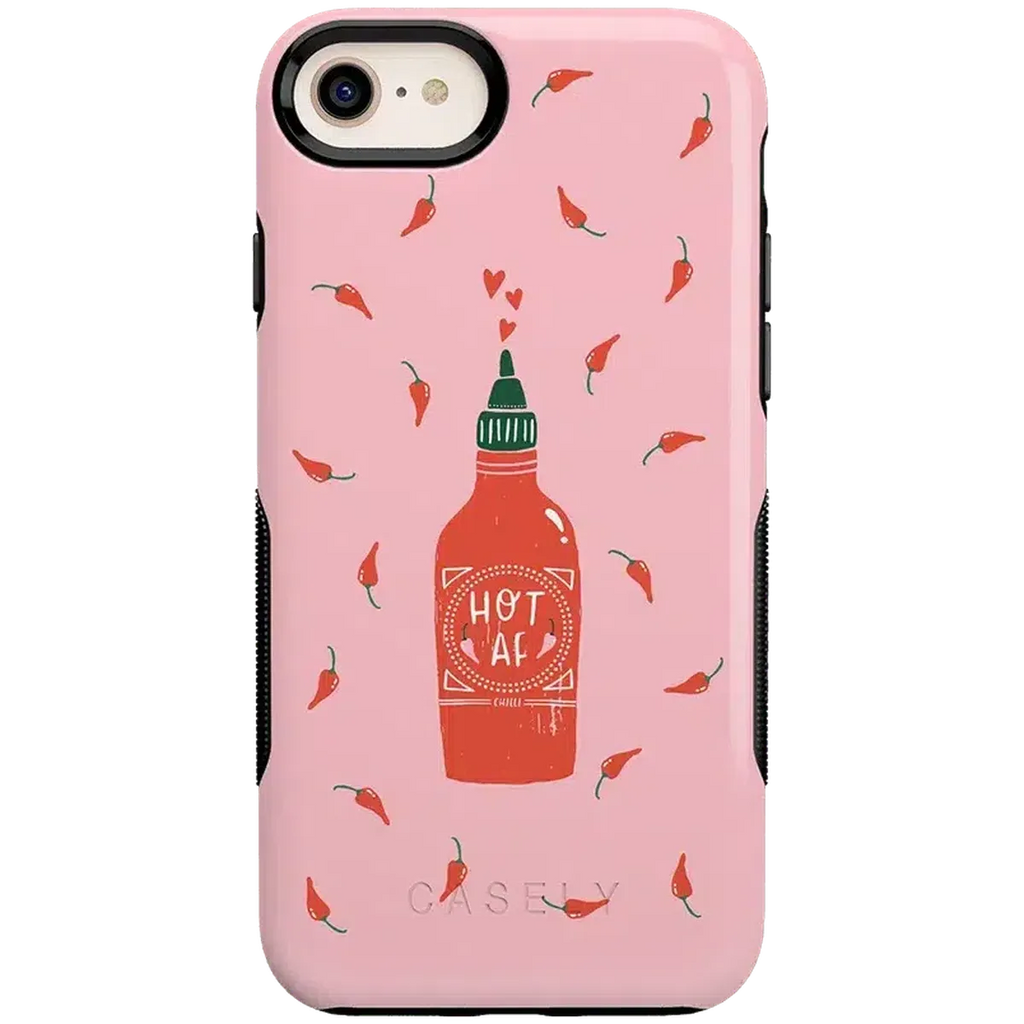 Spicy AF | Pink Chili Hot Sauce Case