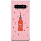 Spicy AF | Pink Chili Hot Sauce Samsung Case
