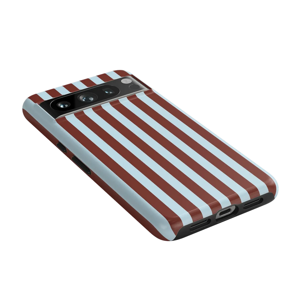 Sunday in Brooklyn | Blue Stripes Case