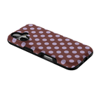 Spotted in SoHo | Burgundy Polka Dot Case