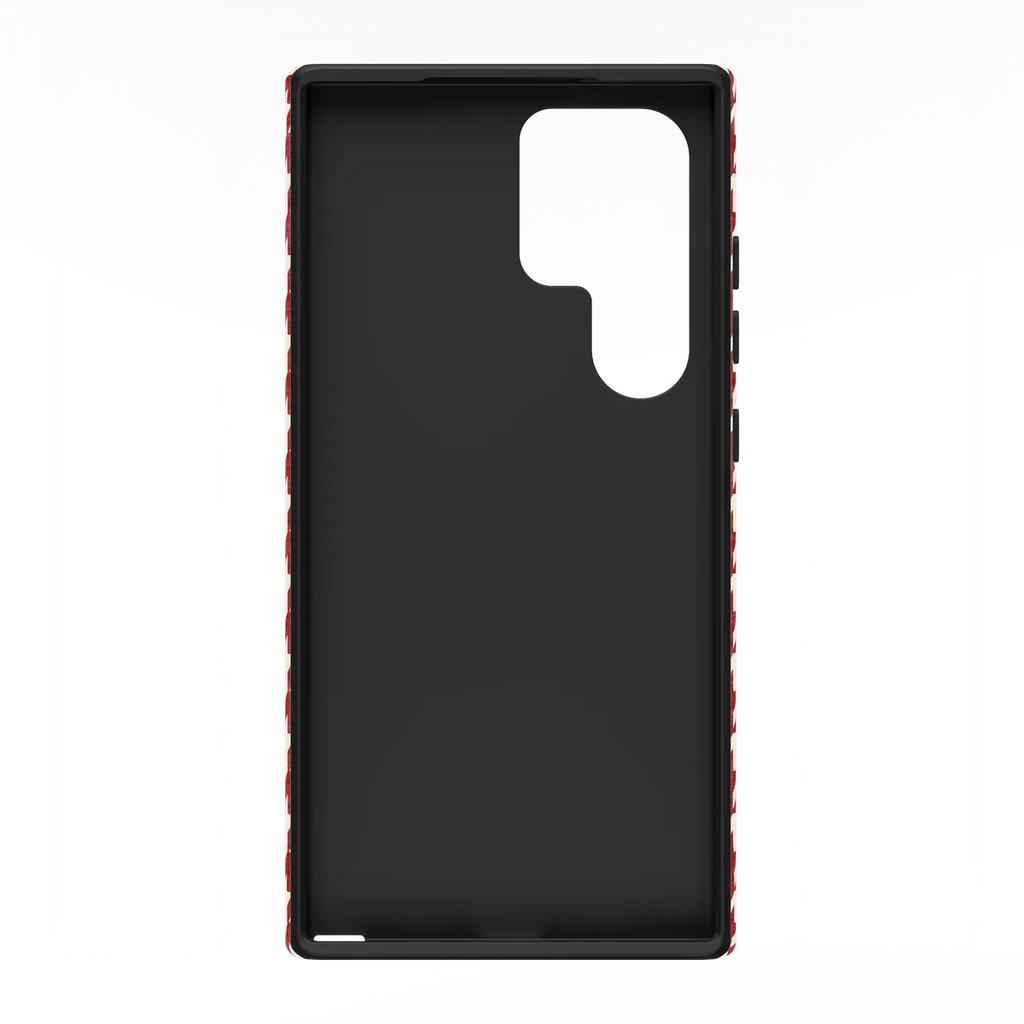 Scarlet Stitch | Red Houndstooth Case