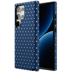 On the Dot | Navy Polka Dot Case