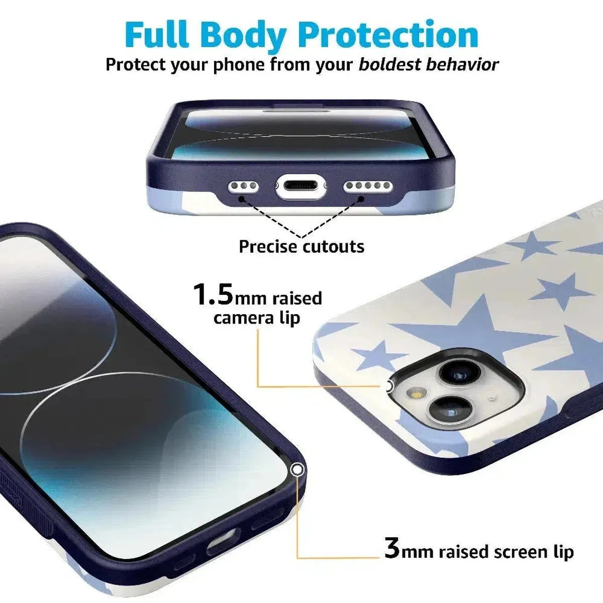 Stars Align | Blue & White Stars Case
