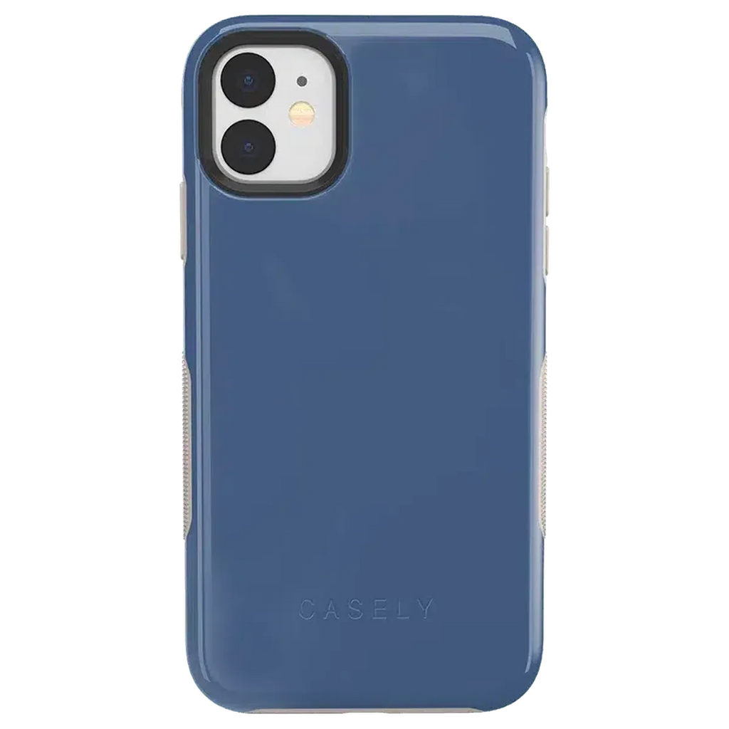 Steel Blue on Nude | Ultra-Protective Bold Case