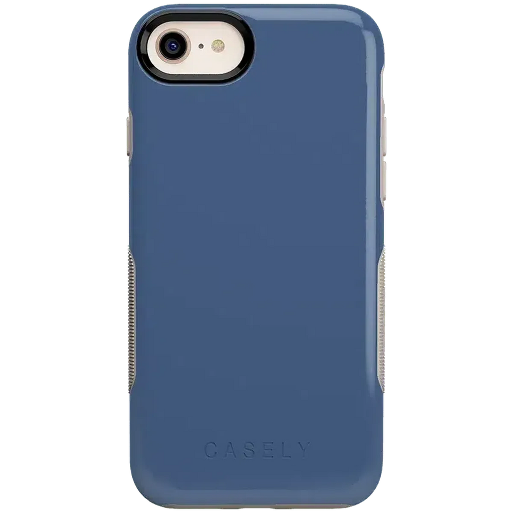 Steel Blue on Nude | Ultra-Protective Bold Case
