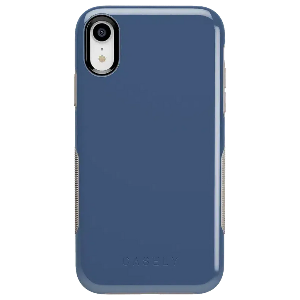 Steel Blue on Nude | Ultra-Protective Bold Case