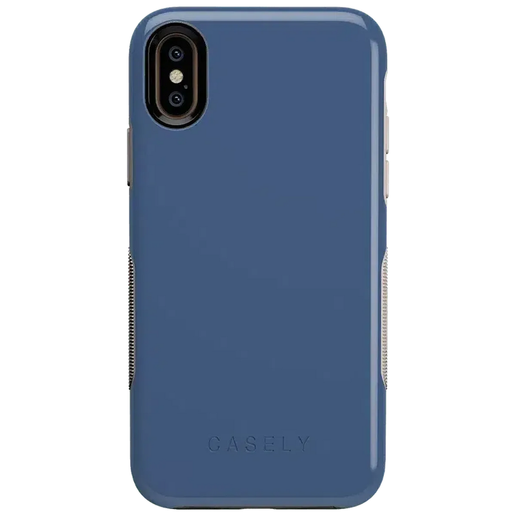 Steel Blue on Nude | Ultra-Protective Bold Case