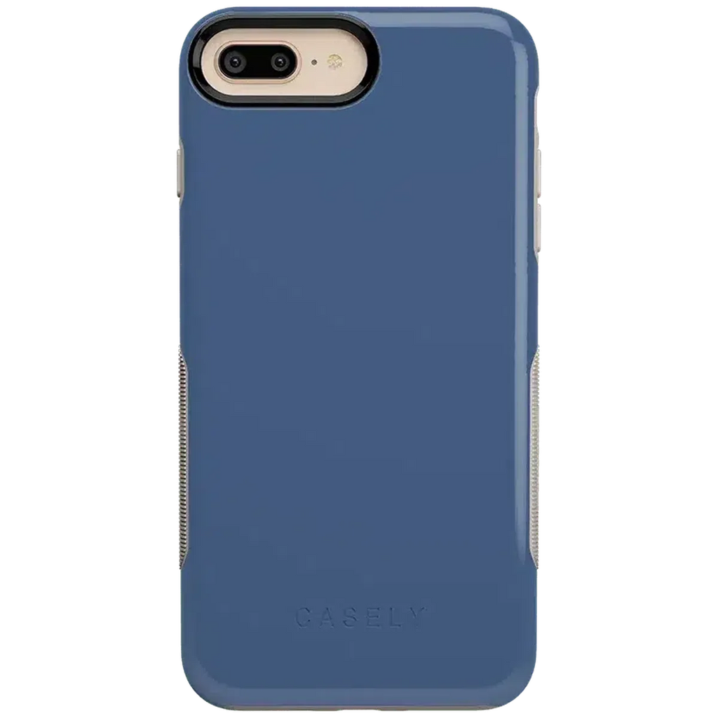 Steel Blue on Nude | Ultra-Protective Bold Case