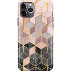 Stepping Up | Geo Rose Gold Marble Case