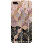 Stepping Up | Geo Rose Gold Marble Case