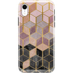 Stepping Up | Geo Rose Gold Marble Case