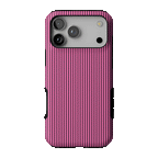 Stripes and the City | Pink & Purple Pinstripe Case