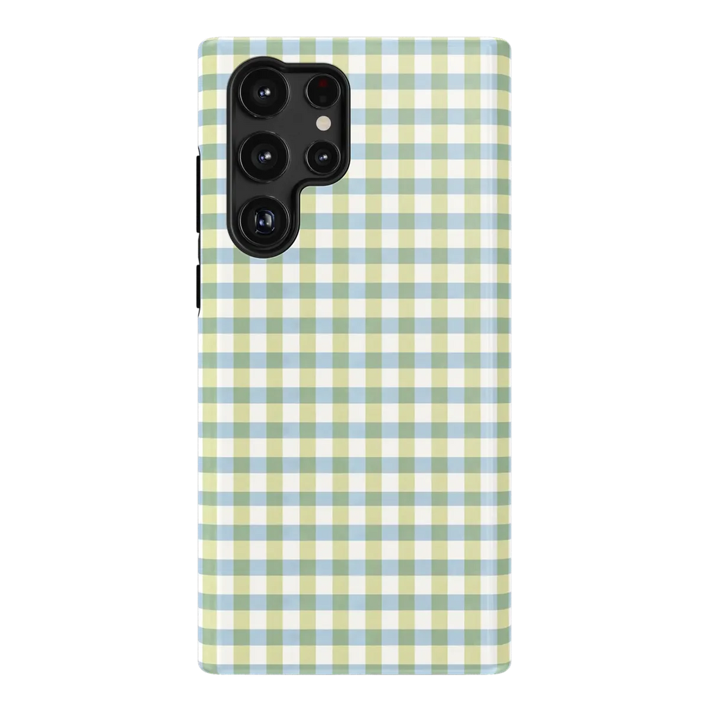 Pastel Picnic | Blue & Green Gingham Case