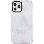 Subtle Blush | White and Pink Marble Case