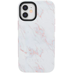 Subtle Blush | White and Pink Marble Case