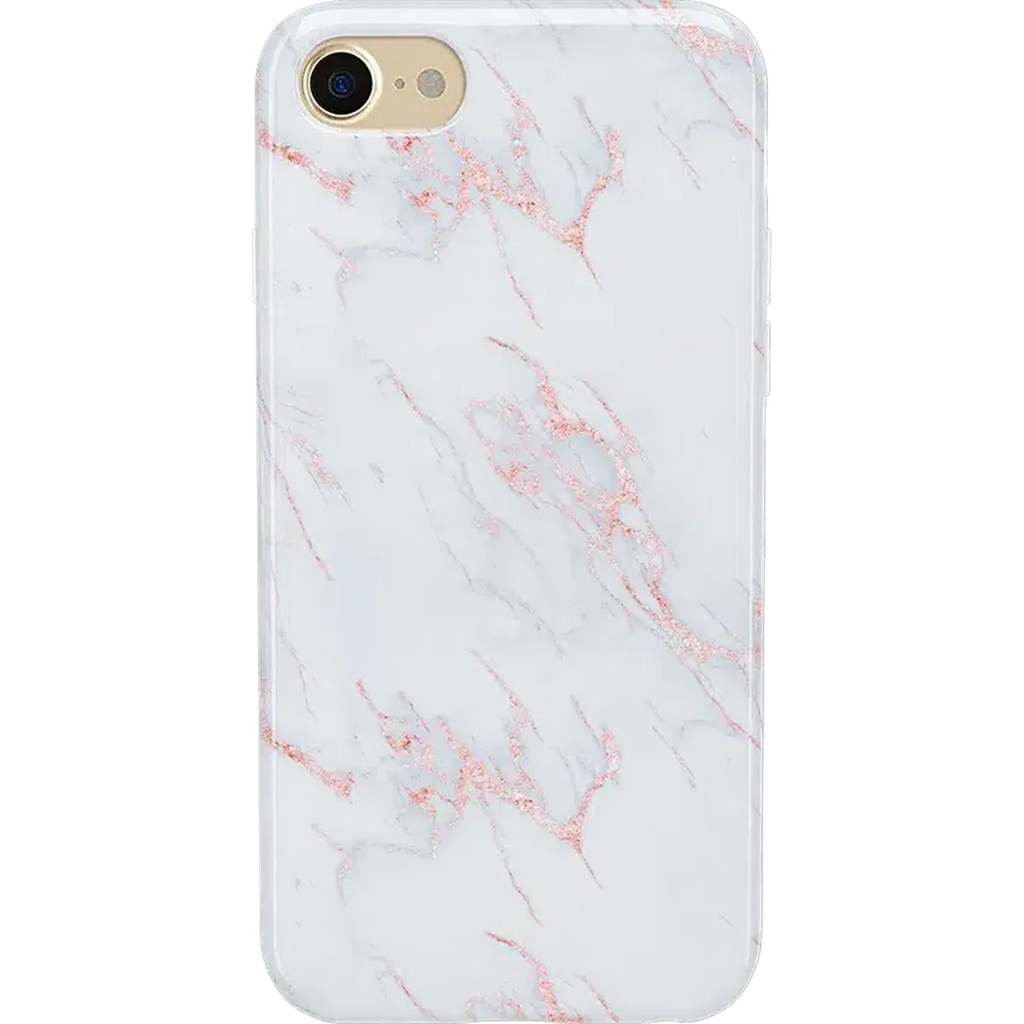Subtle Blush | White and Pink Marble Case
