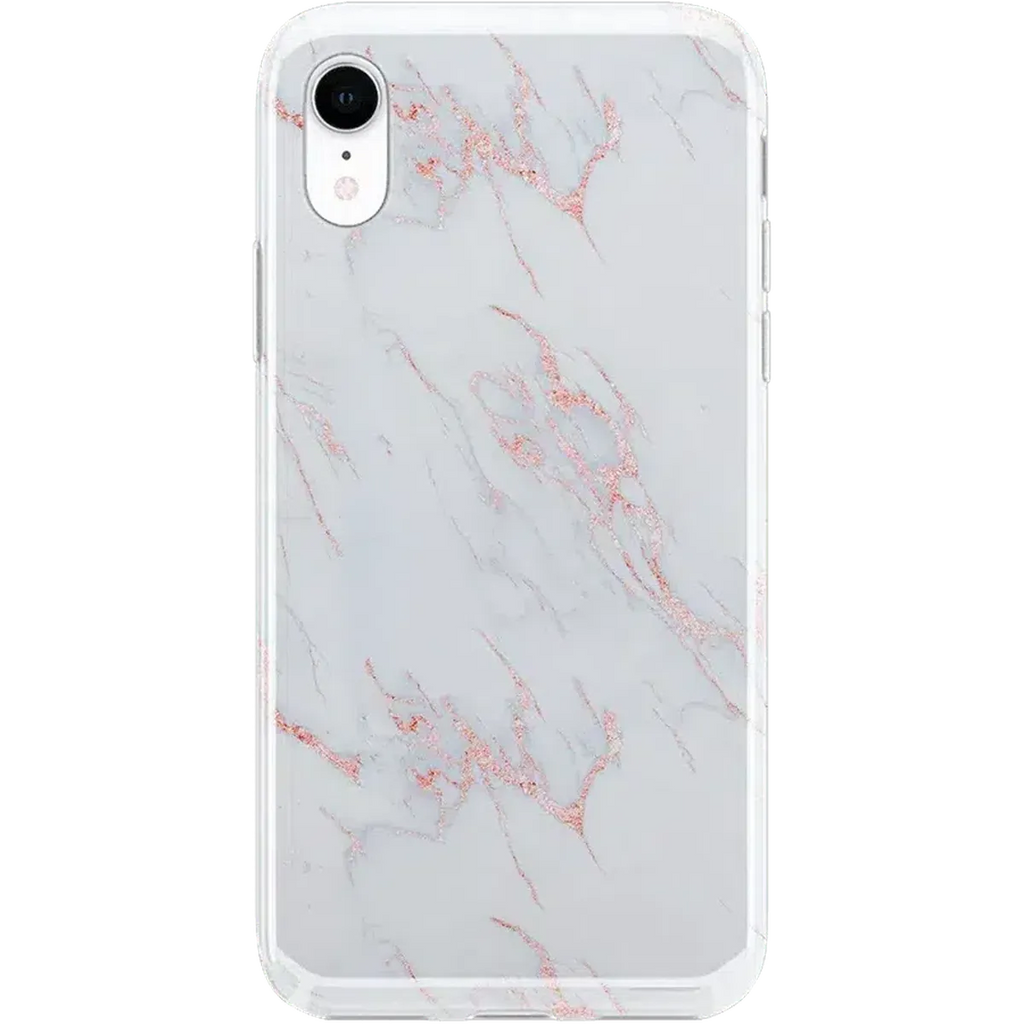 Subtle Blush | White and Pink Marble Case