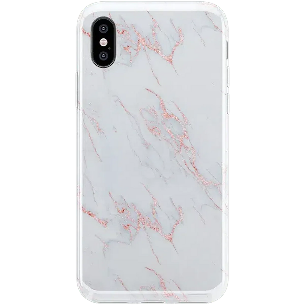 Subtle Blush | White and Pink Marble Case
