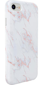 Subtle Blush | White and Pink Marble Case