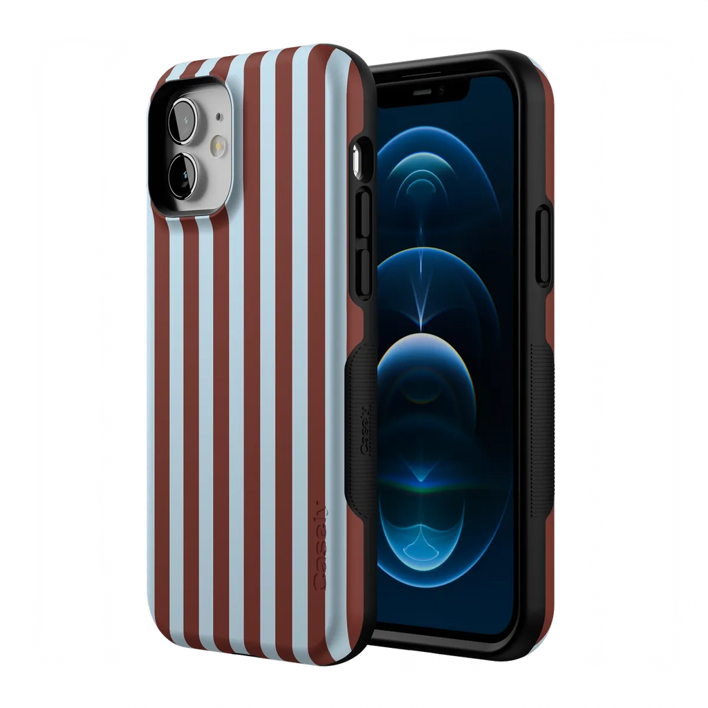 Sunday in Brooklyn | Blue Stripes Case