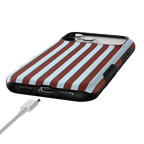 Sunday in Brooklyn | Blue Stripes Case