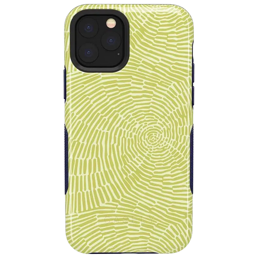 Swirl Away | Tea Green Geometric Case