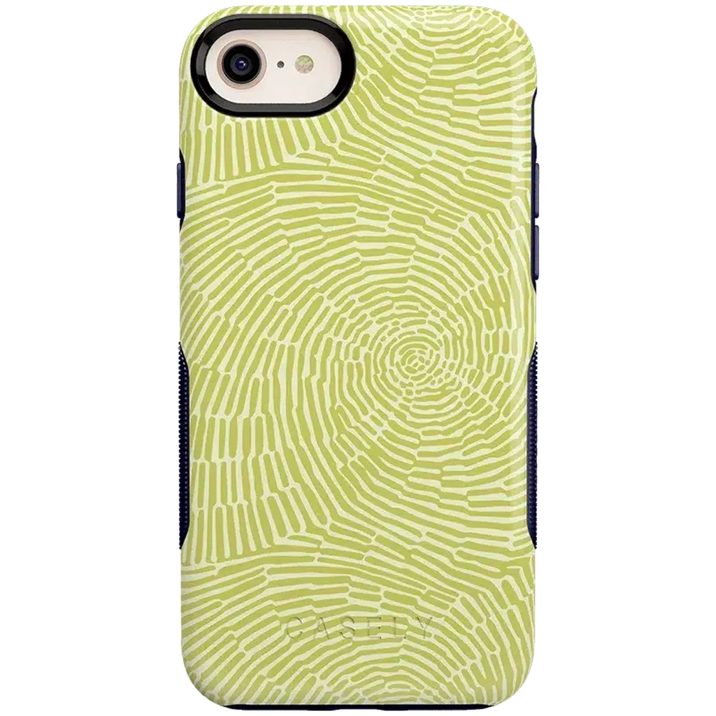 Swirl Away | Tea Green Geometric Case