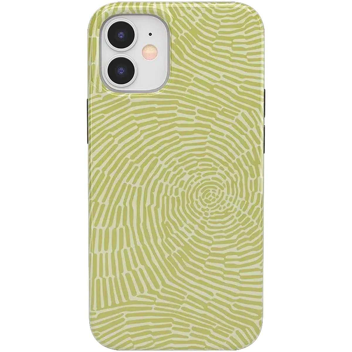 Swirl Away | Tea Green Geometric Case