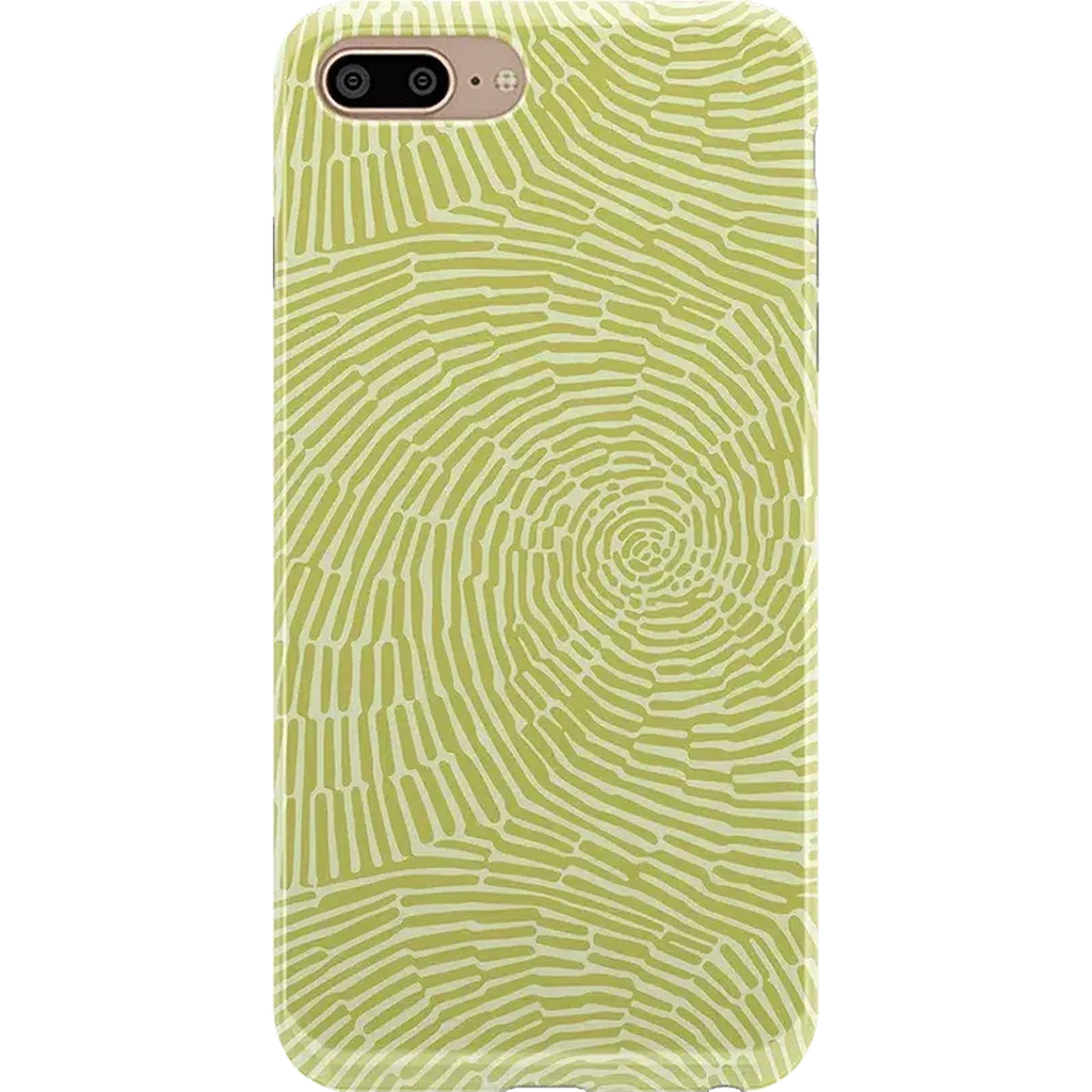 Swirl Away | Tea Green Geometric Case