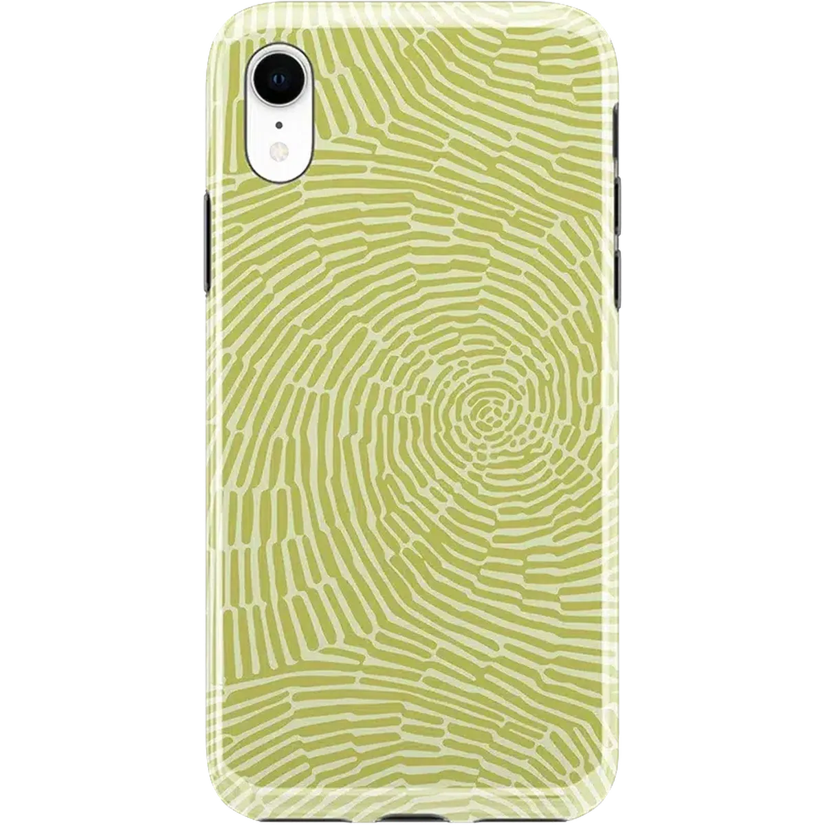Swirl Away | Tea Green Geometric Case