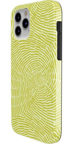 Swirl Away | Tea Green Geometric Case