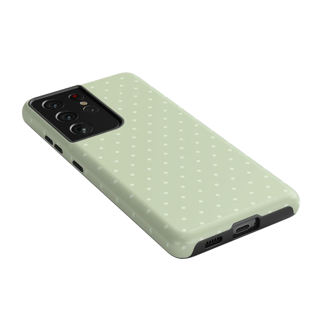 On the Dot | Green Polka Dot Case