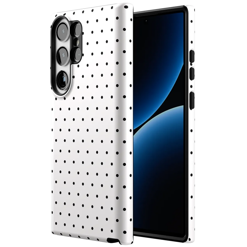 On the Dot | Black Polka Dot Case