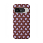 Spotted in SoHo | Burgundy Polka Dot Case