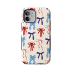 American Girlie | Red White & Blue Bows Case