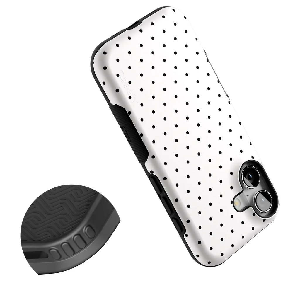 On the Dot | Black Polka Dot Case