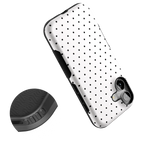 On the Dot | Black Polka Dot Case