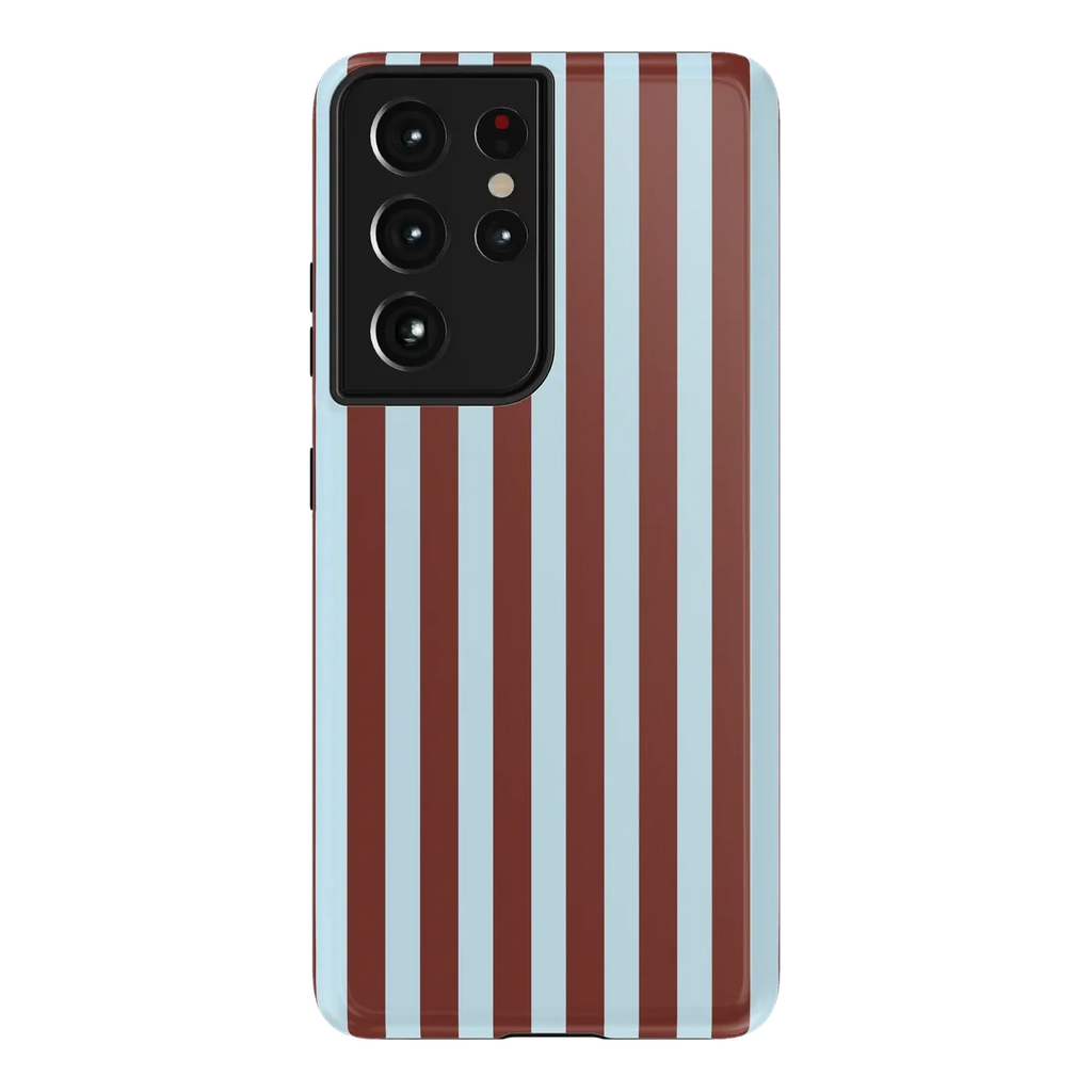 Sunday in Brooklyn | Blue Stripes Case