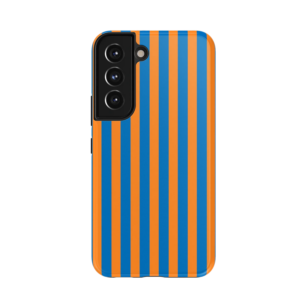 Go New York | Blue & Orange Stripes Case