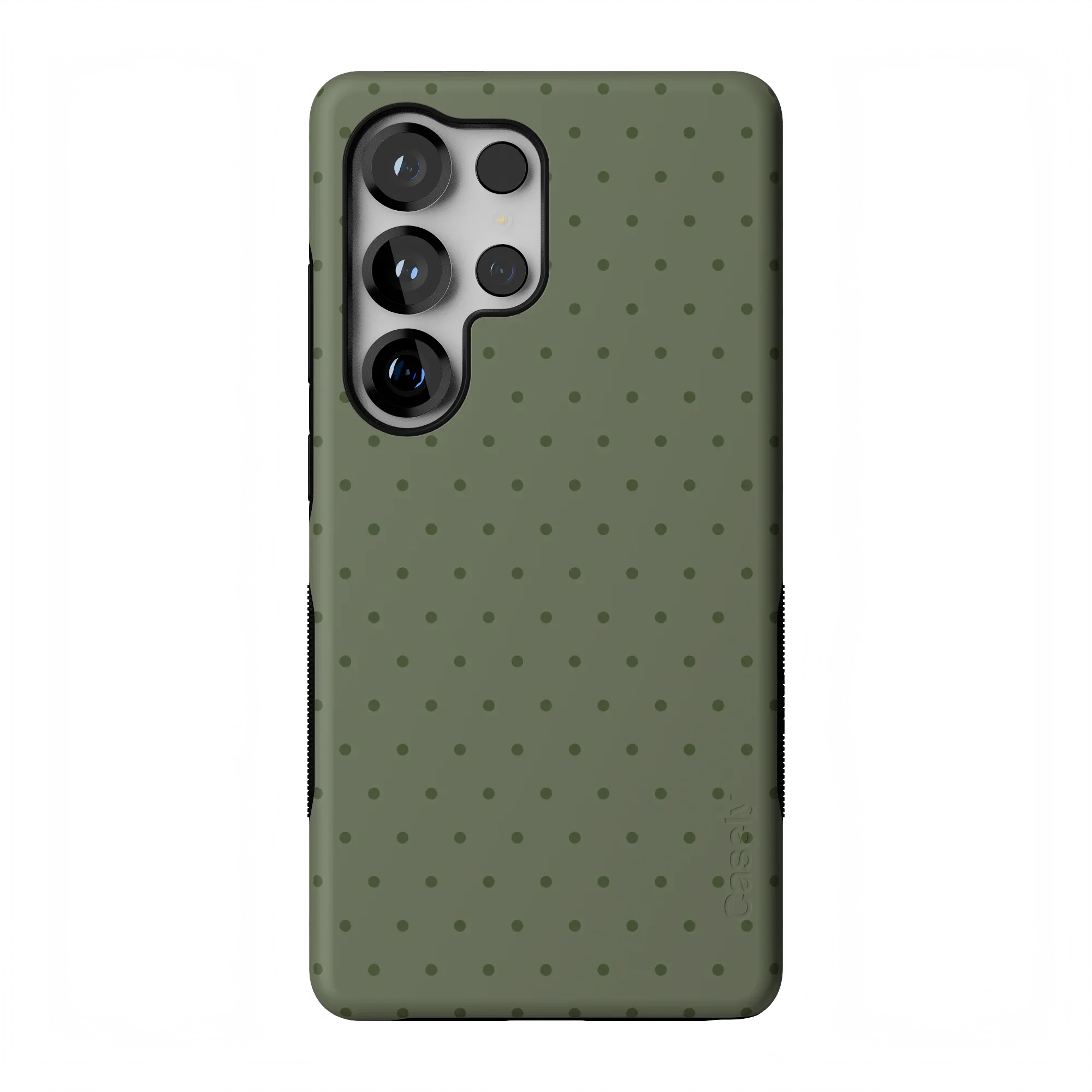 On the Dot | Olive Green Polka Dot Case