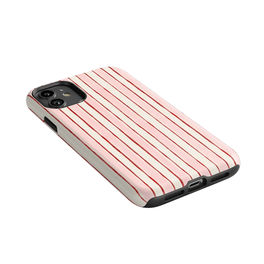 Pretty in Pastel | Blush Stripes Case