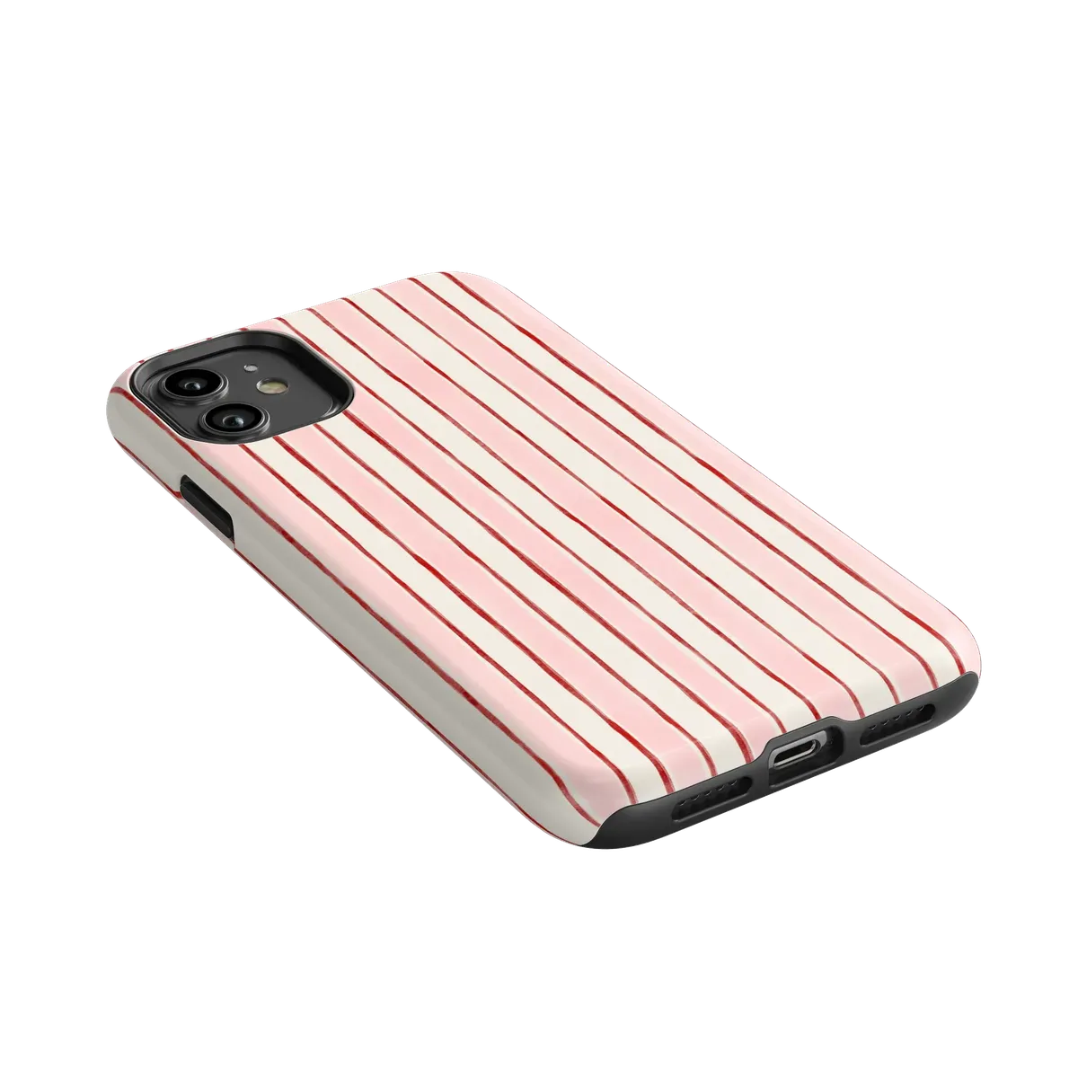 Pretty in Pastel | Blush Stripes Case