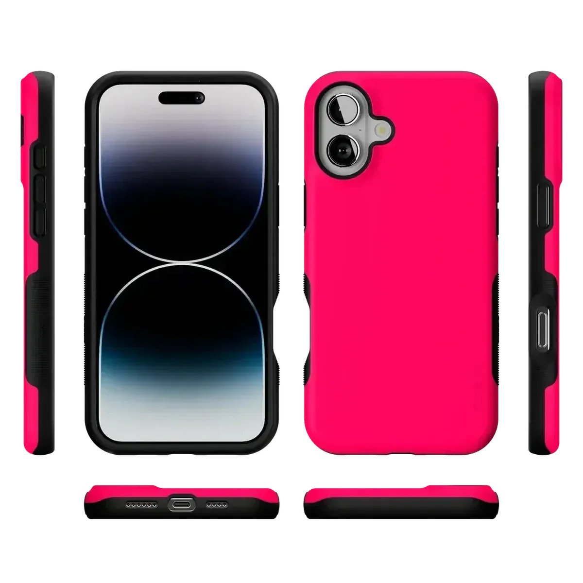 Think Pink | Solid Neon Pink Case