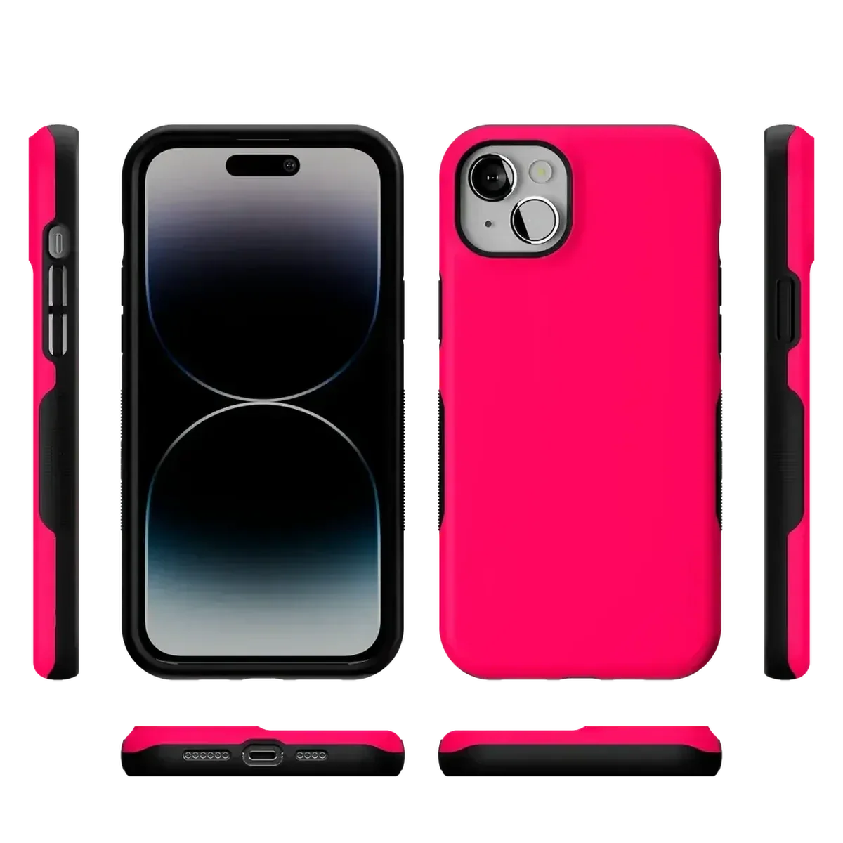 Think Pink | Solid Neon Pink Case