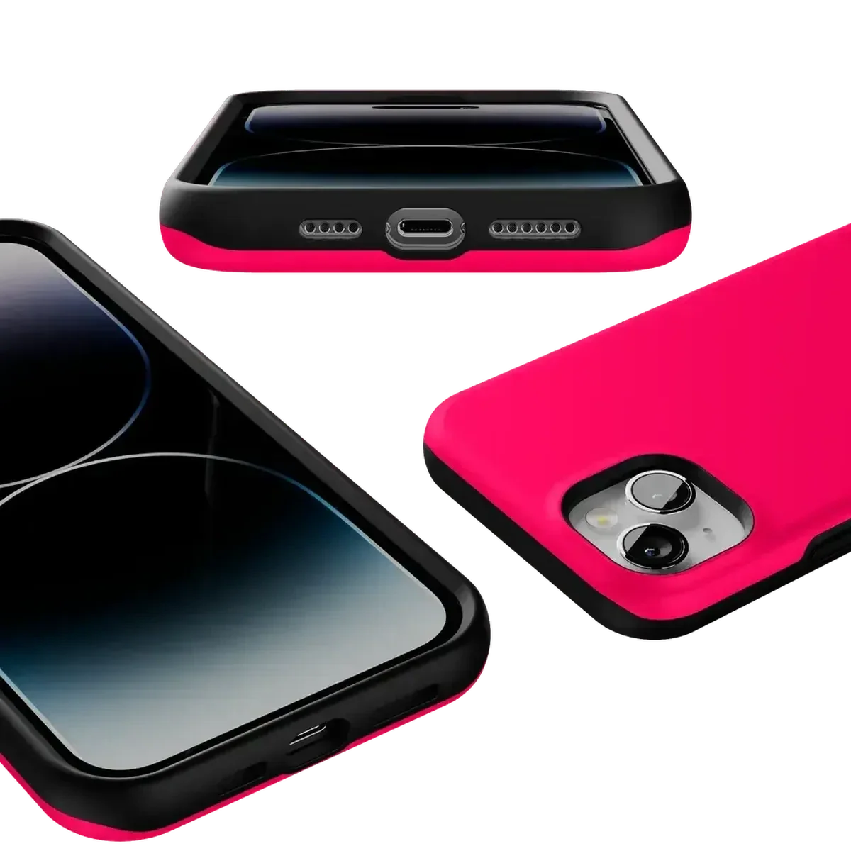 Think Pink | Solid Neon Pink Case