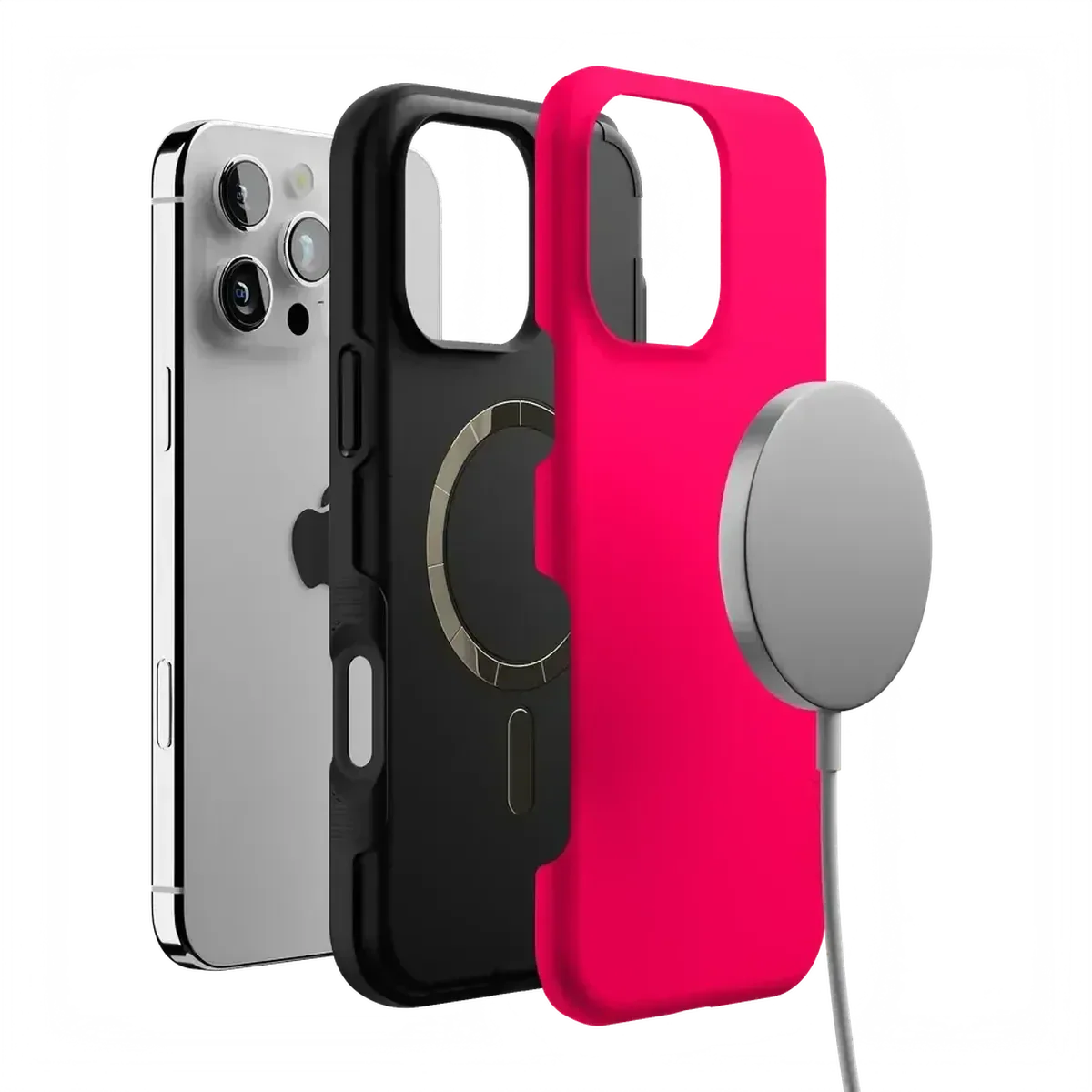 Think Pink | Solid Neon Pink Case