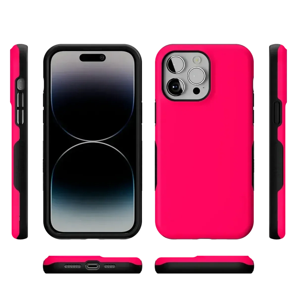 Think Pink | Solid Neon Pink Case