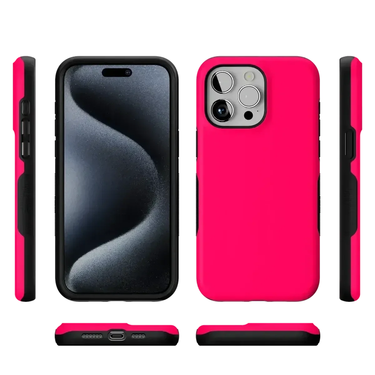 Think Pink | Solid Neon Pink Case