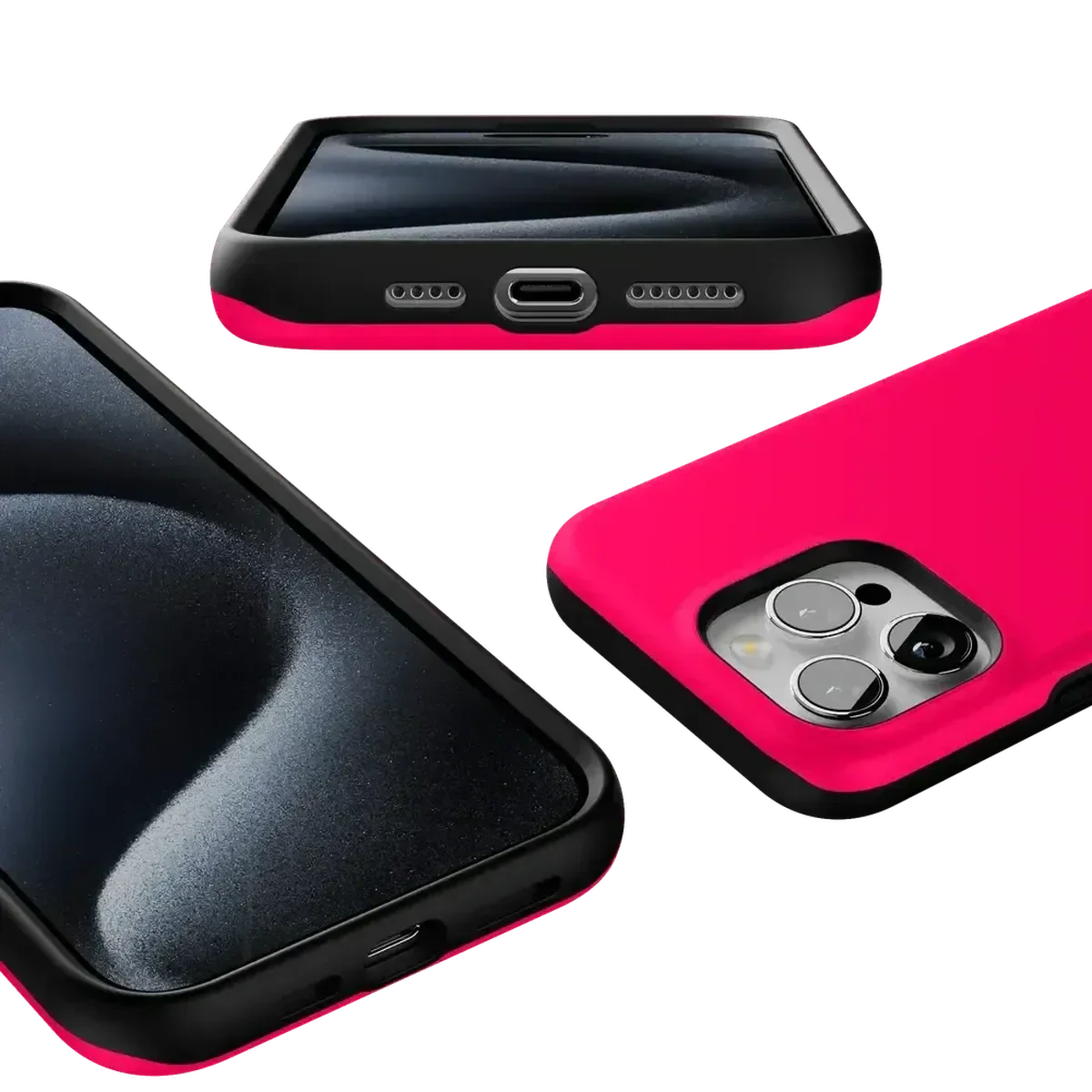 Think Pink | Solid Neon Pink Case